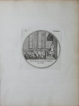 Load image into Gallery viewer, Sébastien Leclerc, after. Illustrations from a calendar of saints for every day of the year. Twenty engravings by Jan Goeree. 1730.