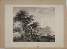 Load image into Gallery viewer, Jan Hackaert, after. Dutch Landscape. Etching by Willem Steelink (II). 1888-1891.