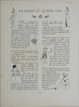 Load image into Gallery viewer, Paul Méras. Une Robe pour Deauville. Pochoir. 1913.