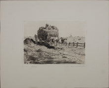 Load image into Gallery viewer, P. H. Wüstefeld. Hay Harvest. Drypoint. 1917.