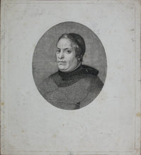 Load image into Gallery viewer, Portrait of Padre Serafino Torquato. Engraving. C. 1860.