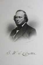 Load image into Gallery viewer, Portrait of Rev. Samuel William Southmayd Dutton. Engraving by Punderson & Crisand. Ca 1860