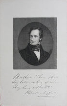 Load image into Gallery viewer, George Baxter, after. Portrait of Reverend Robert Moffat. Engraving. Mid XIX C.