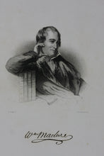 Load image into Gallery viewer, Thomas Sully, after. Portrait of William Maclure. Engraving by David C. Hinman. Mid XIX C.