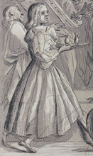 Load image into Gallery viewer, Giovanni Baglione, after. St. Prisca baptised by St Peter. Etching by Paul Ponce Antoine Robert de Séri. 1742.