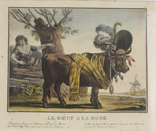 Load image into Gallery viewer, Frans Swagers. Le Bœuf à la Mode. Engraving by Louis-Charles Ruotte. 1793.