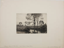 Load image into Gallery viewer, Henry Farrer. Autumn's Grey and Melancholy. Etching. 1884.