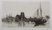 Load image into Gallery viewer, Stephen Parrish. Gloucester Ferry (No. 2). Etching. 1881.