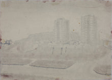 Load image into Gallery viewer, Feliks Dolgan, attributed to. Urban Landscape. Monotype. Late XX C.