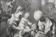 Load image into Gallery viewer, Paolo Veronese, after. Adoration of the Kings. Engraving by Frédéric Horthemels. c.1729/38.