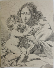 Load image into Gallery viewer, Cornelis Schut (I). Virgin and Child. Counterproof. 1618 - 1655.