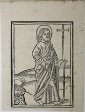 Load image into Gallery viewer, Three Original Northern Renaissance Woodcuts from a Postilla, ca. 1490–1510.
