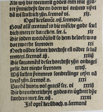 Load image into Gallery viewer, Three Original Northern Renaissance Woodcuts from a Postilla, ca. 1490–1510.
