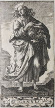 Load image into Gallery viewer, Anonymous artist. S. Ioannes. Engraving. XVII C.
