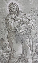 Load image into Gallery viewer, Giovanni Battista Lenardi, after. The Pentecost. Engraving by Anne Claude de Caylus. 1742.