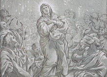 Load image into Gallery viewer, Giovanni Battista Lenardi, after. The Pentecost. Engraving by Anne Claude de Caylus. 1742.
