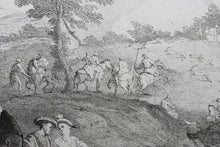 Load image into Gallery viewer, Bonifazio Veronese, after. Moses brought before Pharaoh's daughter. Engraving by Pierre Aveline. 1742.