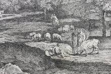 Load image into Gallery viewer, Andrea Meldolla, called Schiavone, after. Jupiter et Io. Etching by Pierre Aveline. 1742.