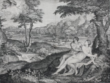 Load image into Gallery viewer, Andrea Meldolla, called Schiavone, after. Jupiter et Io. Etching by Pierre Aveline. 1742.