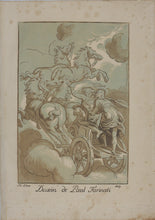 Load image into Gallery viewer, Paolo Farinati, after. The Sun's chariot. Engraving by Nicolas Lesueur. 1742.