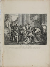 Load image into Gallery viewer, Paolo Veronese, after. Adoration of the Magi. Engraving by Jacques Philippe Le Bas. 1742.