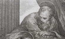 Load image into Gallery viewer, Paolo Veronese, after. The mystical marriage of St Catherine. Engraving by Frédéric Horthemels. c.1729/38.