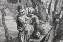 Load image into Gallery viewer, Paolo Veronese, after. Apollo flaying Marsyas. Engraving by François Joullain. 1742.