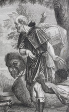 Load image into Gallery viewer, Paolo Veronese, after. Rebecca. Engraving by Louis Jacob. 1742.
