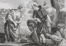 Load image into Gallery viewer, Paolo Veronese, after. Rebecca. Engraving by Louis Jacob. 1742.