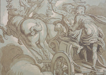 Load image into Gallery viewer, Paolo Farinati, after. The Sun's chariot. Engraving by Nicolas Lesueur. 1742.