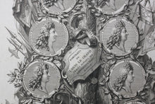 Load image into Gallery viewer, Antoine Benoist, after. Portraits of Louis the Great. Engraving by Charles Louis Simonneau. 1704.