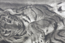 Load image into Gallery viewer, Eugène Delacroix, after. Young Tiger Playing with Its Mother. Reproduction print. XX C.