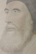 Load image into Gallery viewer, Hans Holbein, after. Portrait of Lord J. Russell, Privy seal with one eye. Engraving by Francesco Bartolozzi. 1796.