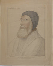 Load image into Gallery viewer, Hans Holbein, after. Portrait of Lord J. Russell, Privy seal with one eye. Engraving by Francesco Bartolozzi. 1796.