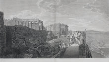 Load image into Gallery viewer, William Pars, after. A view of the Temple of Erechtheus Athens. Etching by Samuel Smith. 1789.