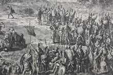 Load image into Gallery viewer, Jan Luyken. Jacob meets Esau. Genesis XXXIII. Etching. First half of XVIII C.