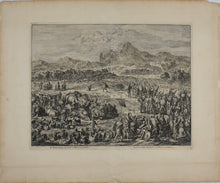 Load image into Gallery viewer, Jan Luyken. Jacob meets Esau. Genesis XXXIII. Etching. First half of XVIII C.