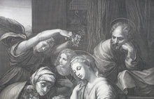 Load image into Gallery viewer, Raphael, after. Gérard Edelinck, after. The Holy Family of Francis I. Lithograph by Collette & Sanson. C. 1844.