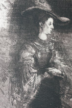 Load image into Gallery viewer, William Joseph Patterson. "After Rembrandt". Etching. 1973.