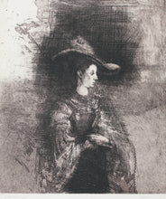Load image into Gallery viewer, William Joseph Patterson. "After Rembrandt". Etching. 1973.