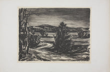 Load image into Gallery viewer, John Williams Taylor. Winter Landscape. Lithograph. 1932.