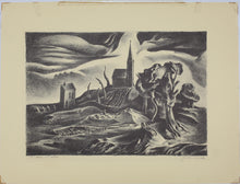 Load image into Gallery viewer, Joseph Vavak. Church at Niles. Lithograph. c. 1938.