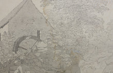 Load image into Gallery viewer, Joseph Farington RA, attributed to. Landscape with a watermill. Tondo. Drawing. Late XVIII C.