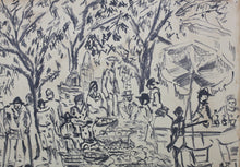 Load image into Gallery viewer, Emma B. King. Sintra Market. Mixed media. Late XIX/ Early XX C.