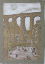 Load image into Gallery viewer, Morlaix Viaduct. Gouache. 1931.