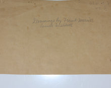 Load image into Gallery viewer, Frank T. Merrill. Grotesque sketches of Heads. Three pages. Pen, ink, and graphite. Mid XIX C.