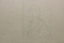 Load image into Gallery viewer, Frank T. Merrill. Grotesque sketches of Heads. Three pages. Pen, ink, and graphite. Mid XIX C.
