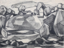 Load image into Gallery viewer, Vincent R. Smith. Wind Crest. Conte Crayon. 1949.