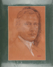 Load image into Gallery viewer, Roy Charles Gamble. Two female and one male portraits. Graphite, chalk, and pastel drawings. Mid XX C.
