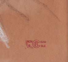 Load image into Gallery viewer, Roy Charles Gamble. Two female and one male portraits. Graphite, chalk, and pastel drawings. Mid XX C.